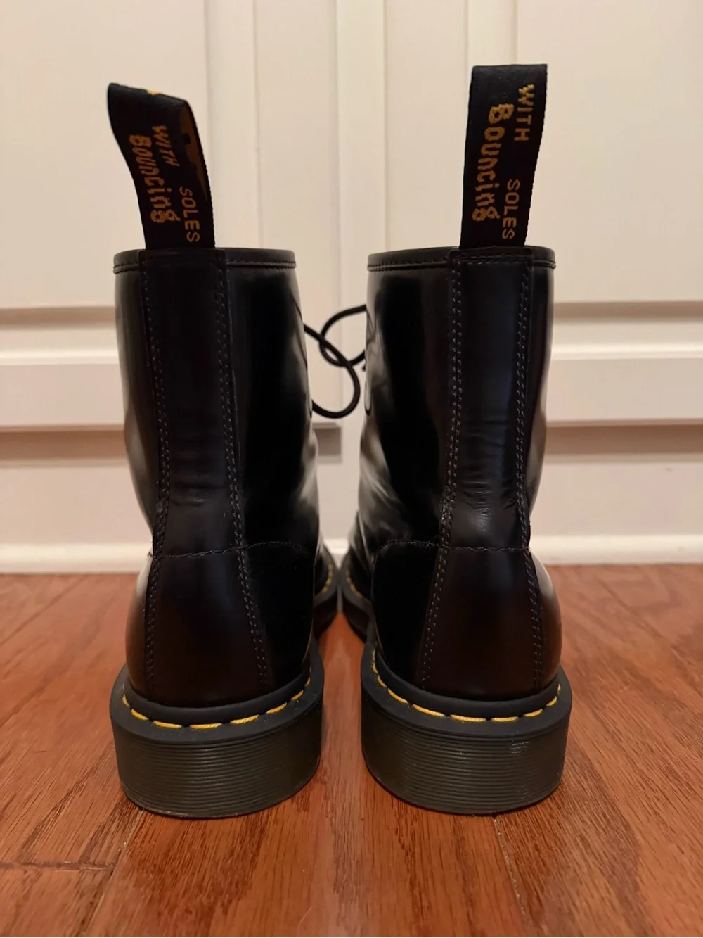 Dr. Martens 1460 - Smooth Leather Lace Up Boots - Black - Men’s 10 - Women’s 11